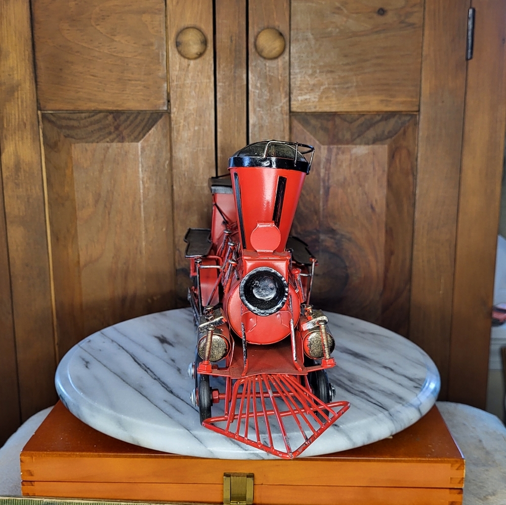 Red Model Train Decor - Picture 9 of 13